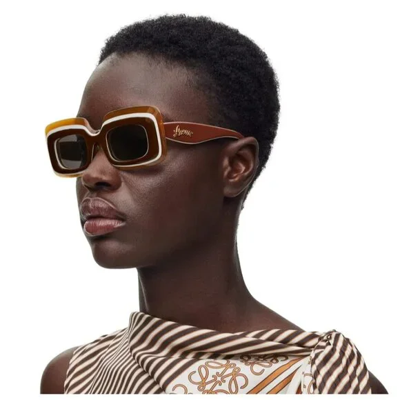NEW LW40139U 47A, LOEWE SQUAER UNISEX SUNGLASSES LOEWE